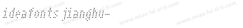 ideafonts jianghu字体转换
